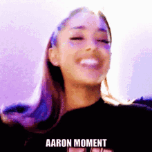 Aaron Aaron Moment GIF - Aaron Aaron Moment Ariana Grande GIFs
