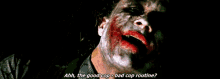 Good Cop Bad Cop GIF - The Dark Knight Heath Ledger Joker GIFs
