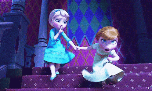 Sisters! GIF - Frozen Anna Elsa - Discover & Share GIFs