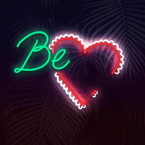 Happy Valentines Be Mine GIF - Happy Valentines Be Mine Neon Lights -  Discover & Share GIFs