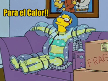 summer suit water cool the simpsons