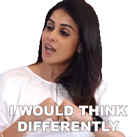 I Would Think Differently Genelia Deshmukh Sticker - I Would Think Differently Genelia Deshmukh Pinkvilla Stickers