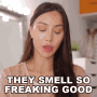 They Smell So Freaking Good Coco Lili GIF - They Smell So Freaking Good Coco Lili Coco GIFs