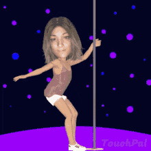 Pole Dancing Girl GIF - Pole Dancing Girl Body Rolls GIFs