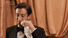 kiss simon helberg cosme mcmoon florence foster jenkins wipe mouth
