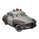 Sheriff - Fierce Fuzz Sheriff Cars Sticker