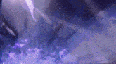 a purple background with a lot of smoke and a purple light coming out of it .