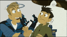 annoyed excited wild kratts wiggling fingers