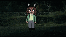 a cartoon of a woman standing next to a blue car with a cat in the driver 's seat