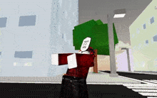 a person in a video game with a hat that says " again to win "