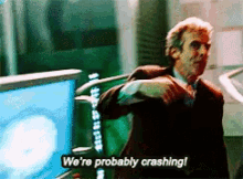 We'Re Probably Crashing - Doctor Who GIF - Probably Crashing Bbc GIFs
