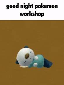 Oshawott Sleep GIF - Oshawott Sleep Pokemon Workshop GIFs
