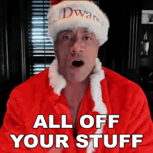 All Of Your Stuff Dwayne Johnson GIF - All Of Your Stuff Dwayne Johnson Seven Bucks GIFs