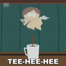 Teehee Cartman GIF - Teehee Cartman Cupid GIFs