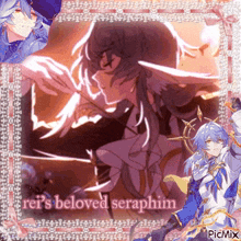 a picture of rei 's beloved seraphim is displayed