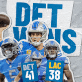 Los Angeles Chargers (38) Vs. Detroit Lions (41) Post Game GIF - Nfl National Football League Football League GIFs