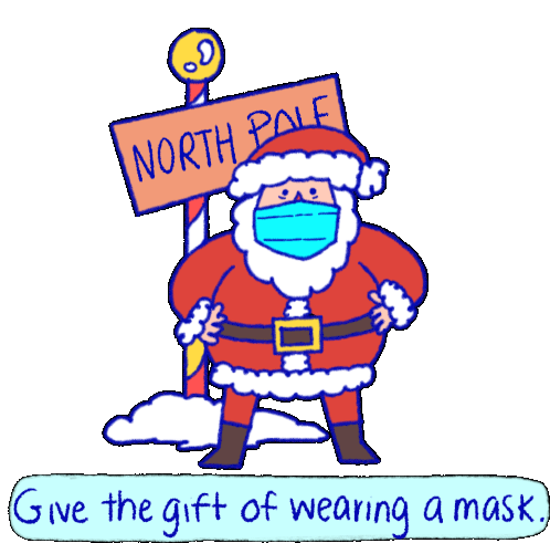 North Pole Santa Claus Sticker - North Pole Santa Claus Santa Stickers