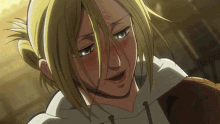 Annie Attack On Titan GIF - Annie Attack On Titan Laughing GIFs