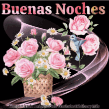Buenas Noches Good Night GIF - Buenas Noches Good Night Roses GIFs