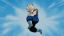 a cartoon of a man kicking another man in the face