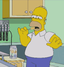 Homer Simpson Sour GIF