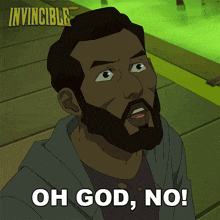 Oh God No Angstrom Levy GIF - Oh God No Angstrom Levy Invincible GIFs