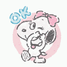 Belle Snoopy GIF