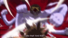 a person is being attacked by a monster in a cartoon .