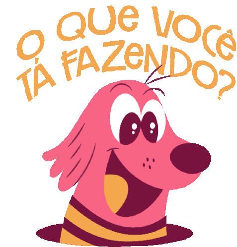 Dog Coming Out Of A Hole Says What Are You Doing In Portuguese