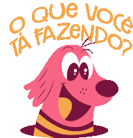 Dog Coming Out Of A Hole Says What Are You Doing In Portuguese Sticker - Adoptinga Best Friend Google Stickers