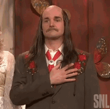 Sign Of Respect Will Forte GIF - Sign Of Respect Will Forte Saturday Night Live GIFs
