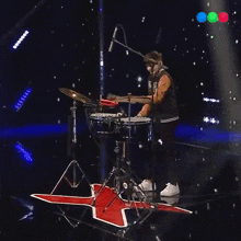 Percusionista Thiago Maldonado GIF - Percusionista Thiago Maldonado Got Talent Argentina GIFs