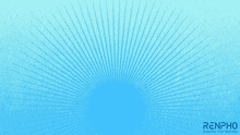 renpho empower your wellness advertisement with a renpho device on a blue background