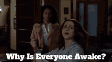 Greys Anatomy Amelia Shepherd GIF - Greys Anatomy Amelia Shepherd Why Is Everyone Awake GIFs