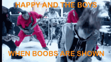 slipknot happy and the boys head banging