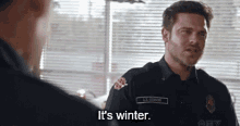 Station19 Jack Gibson GIF - Station19 Jack Gibson Its Winter GIFs