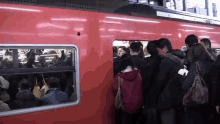 大阪　満員電車　電車　通勤　登校 GIF - Osaka Train Japan GIFs