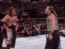 Bret Hart Shawn Michaels GIF - Bret Hart Shawn Michaels Undertaker GIFs