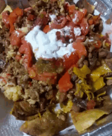 nachos food meat stuffing