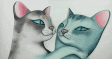 Primitive Art Cartoon GIF - Primitive Art Cartoon Cats GIFs