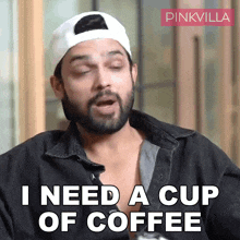 I Need A Cup Of Coffee Parth Samthaan GIF - I Need A Cup Of Coffee Parth Samthaan Pinkvilla GIFs