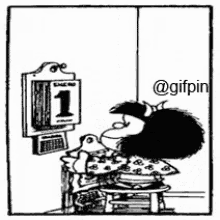 Mafalda Y Año Nuevo GIF - Mafalda GIFs