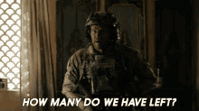 How Many Do We Have Left Jason Hayes GIF - How Many Do We Have Left Jason Hayes Seal Team GIFs