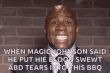 Magic Johnson He Put His Blood GIF - Magic Johnson He Put His Blood Sweat GIFs