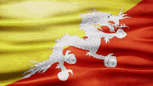 Bhutan Flag Gif GIF