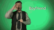 boyfriend sign language