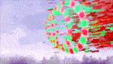a computer generated image of a colorful circular pattern