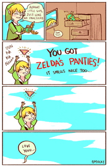 Link Zelda GIF - Link Zelda Panties GIFs