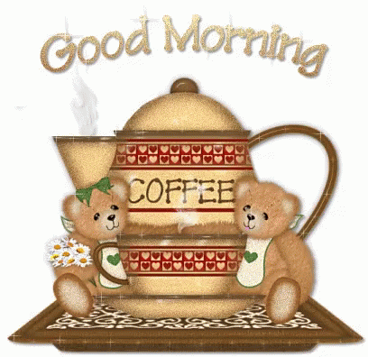 good morning coffee animation