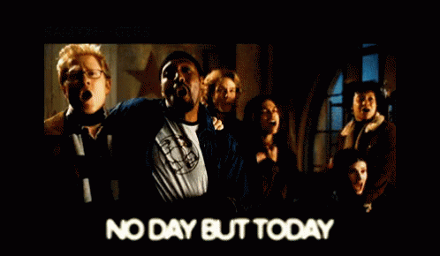 No Day But Today - Rent GIF - Today No Day But Today Rent GIFs